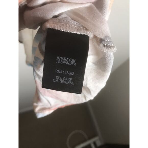 Torrid Floral Challis Belted Blouse Floral Size 1X - Picture 6 of 7